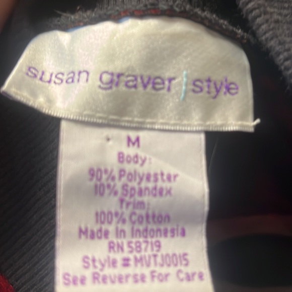 Susan Graver zebra zip up jacket - Picture 4 of 4